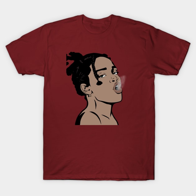 Riri Smokes T-Shirt by Zozi Designs